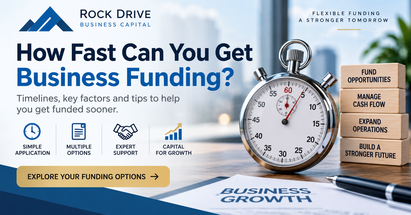 how fast can you get business funding