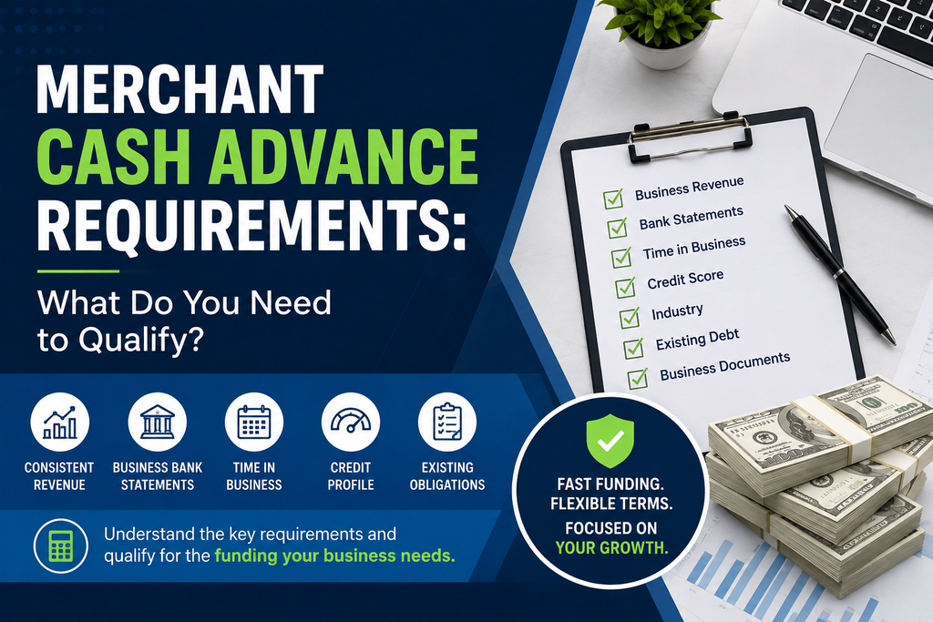 Merchant cash advance requirements for business owners
