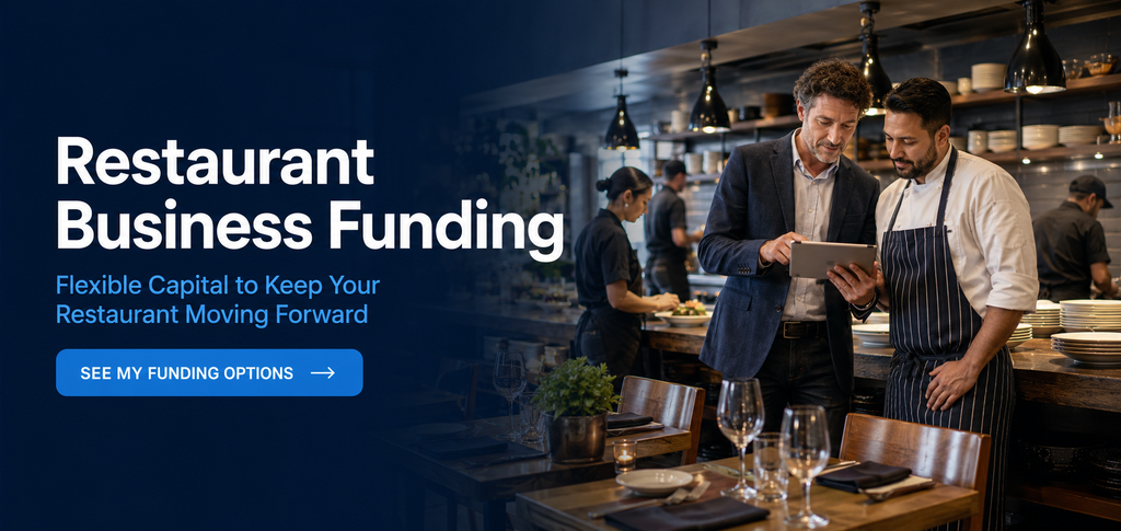 Restaurant business funding for equipment, operating expenses and growth