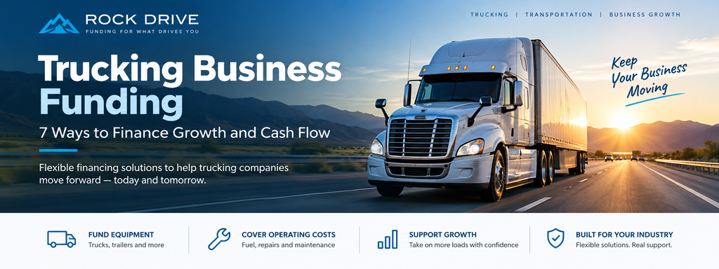 Trucking business funding options for equipment, operating costs and business growth
